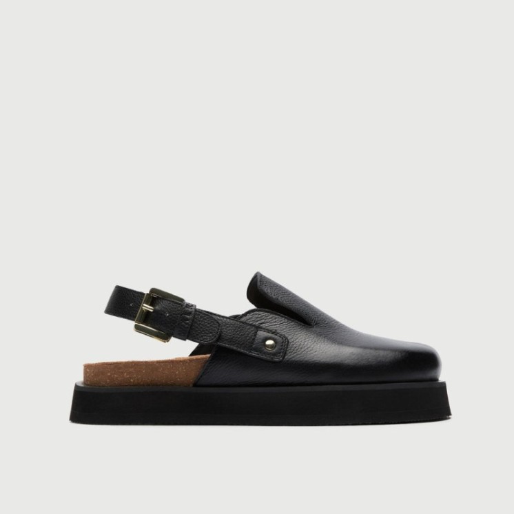 Barca Clog Mule Black