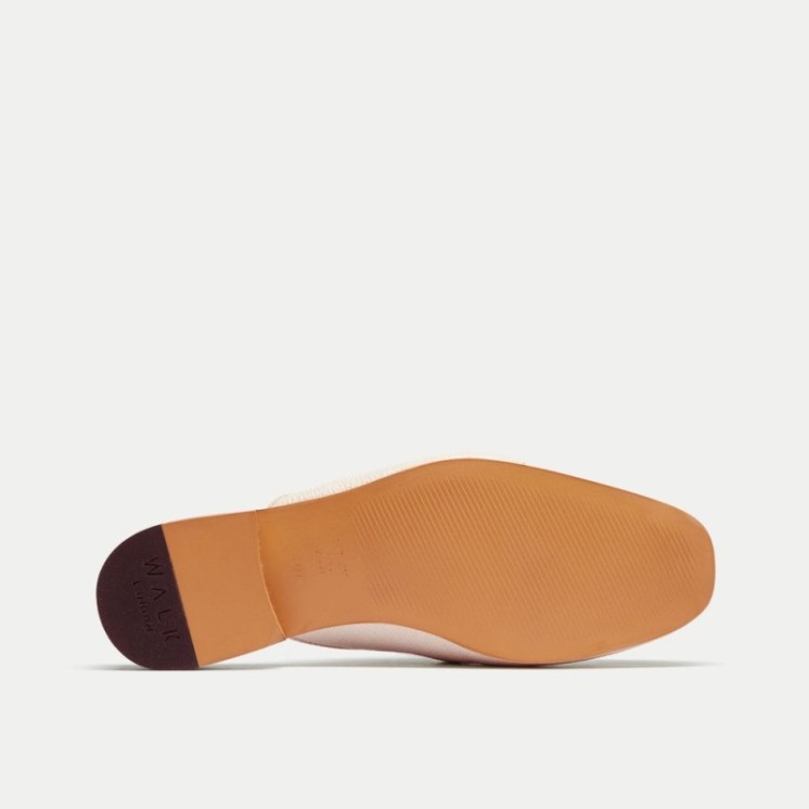Bella Trim Mule Loafer Off White