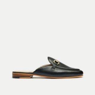 Bella Trim Mule Loafer Black