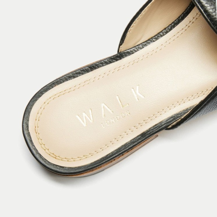 Bella Trim Mule Loafer Black