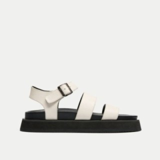 Barca Strap Footbed Sandal Off White