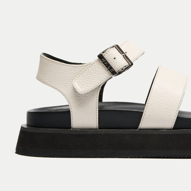 Barca Strap Footbed Sandal Off White