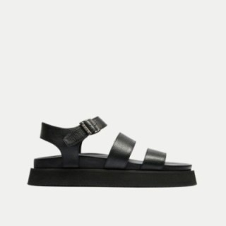 Barca Strap Footbed Sandal Black