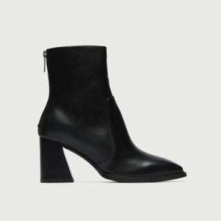 Frankie Back Zip Boot Black