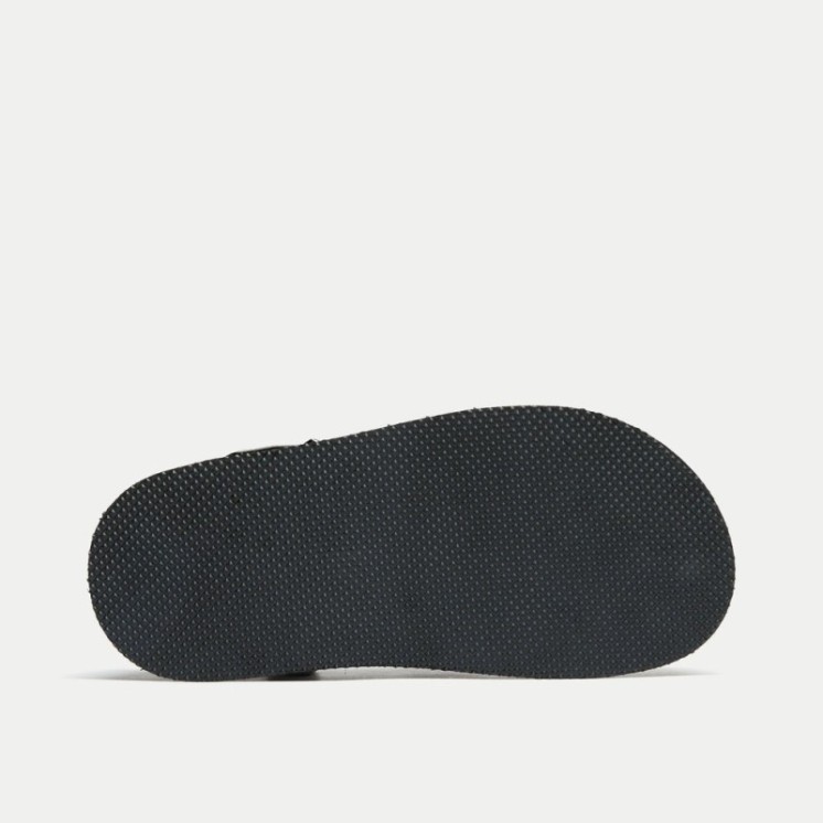 Barca Strap Footbed Sandal Black