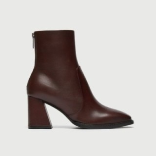 Frankie Back Zip Boot Brown