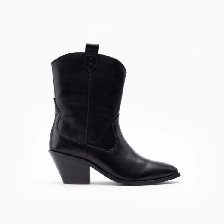 Cora Western Boot Black