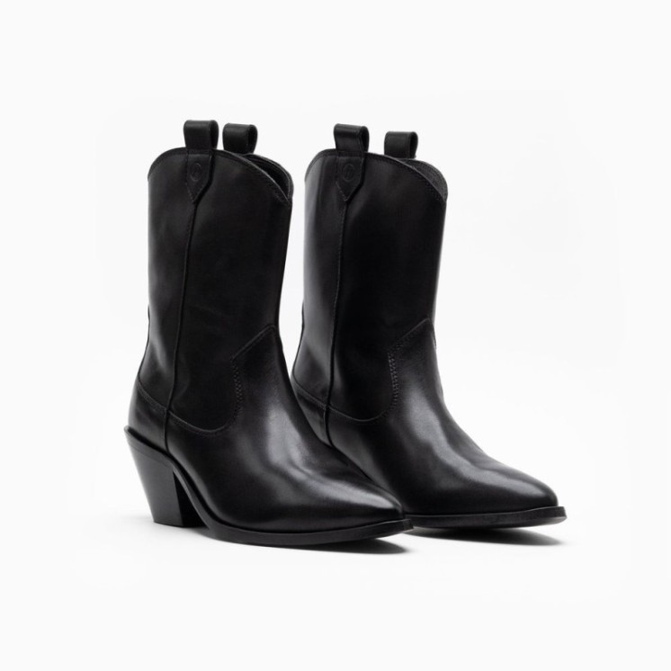 Cora Western Boot Black