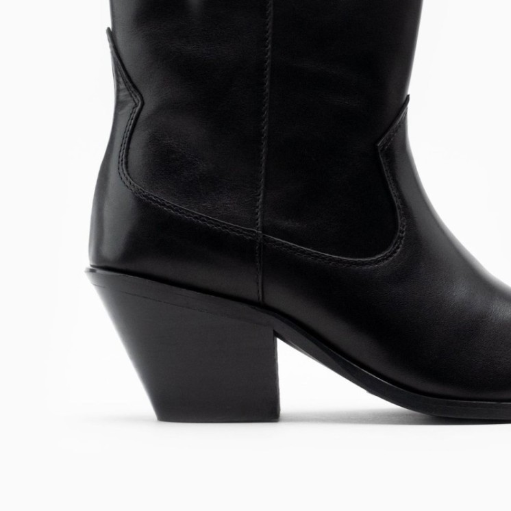 Cora Western Boot Black