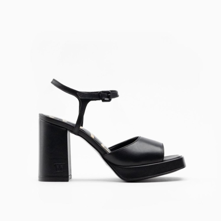 Poppy Two Part Sandal Black