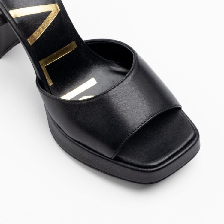 Poppy Two Part Sandal Black