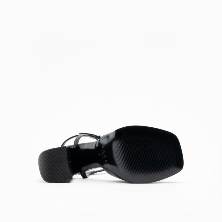 Poppy Two Part Sandal Black