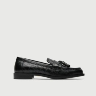 Rhea Tassel Loafer Black