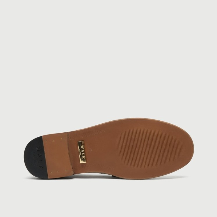 Rhea Tassel Loafer Off White